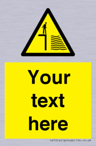 Custom Deep Water Sign